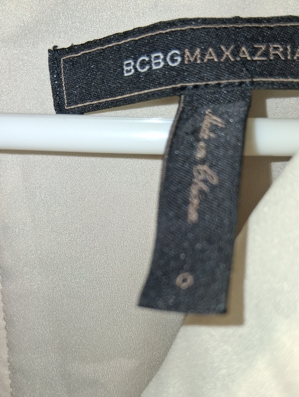 BCBGMaxAzria Ivory Sleeveless Dress